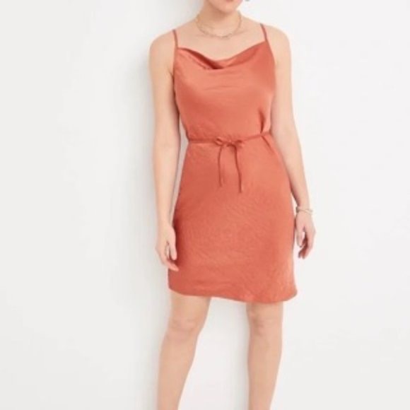 Burnt orange mini dress, worn once - Picture 1 of 1
